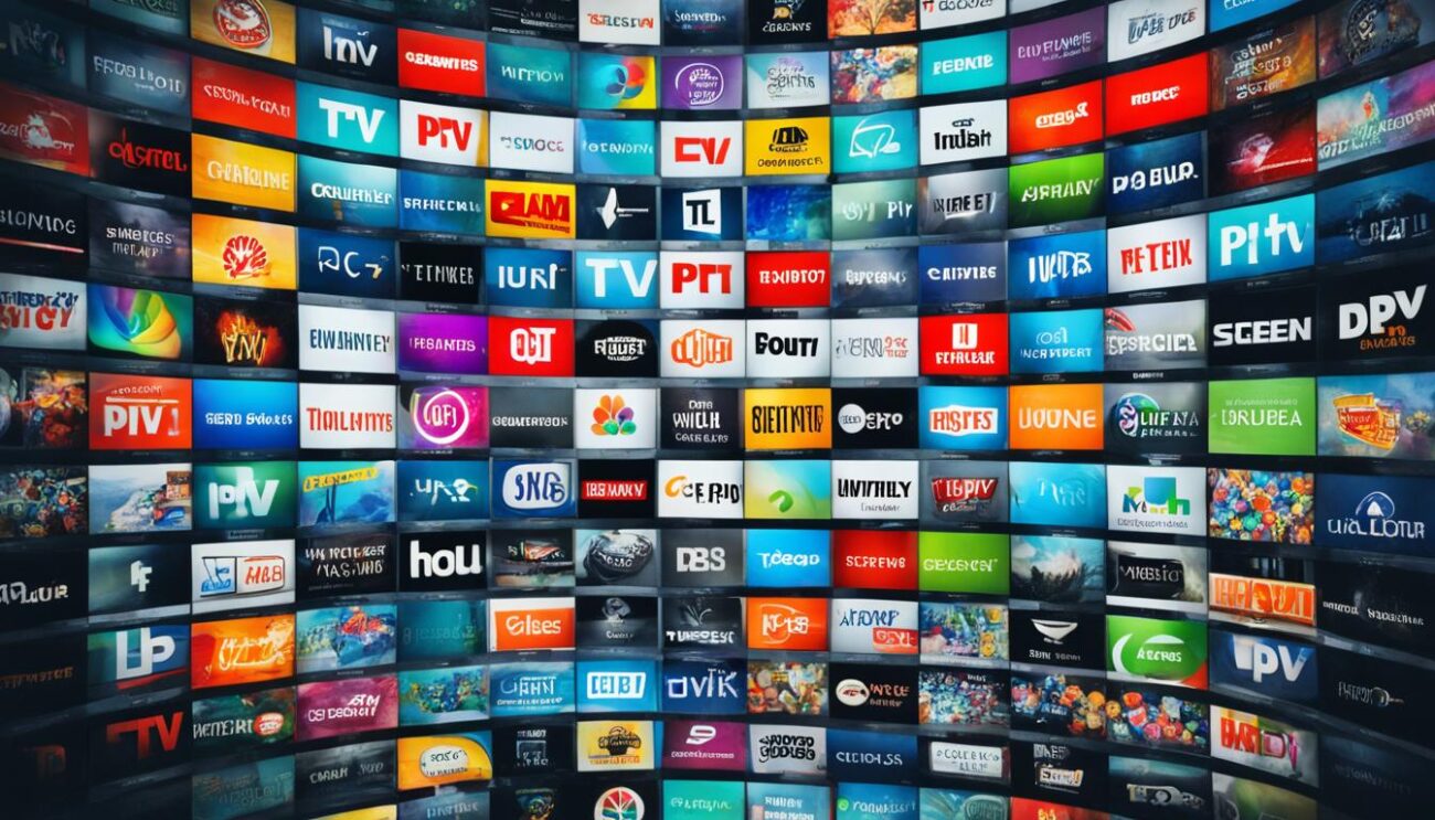 IPTV service channel lineup